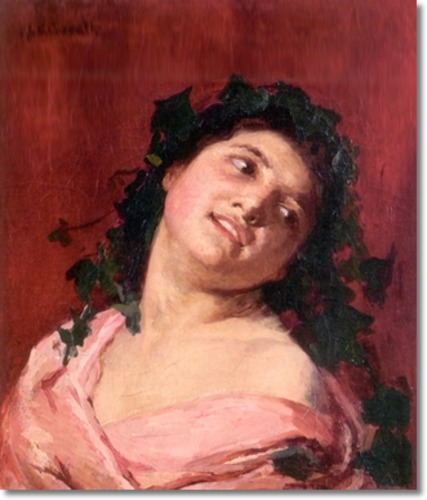 Cassatt - Roman Girl Smiling