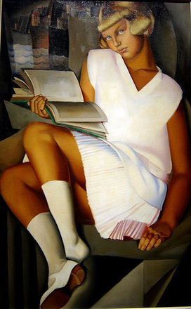 de Lempicka - Kizette - Girl Reading