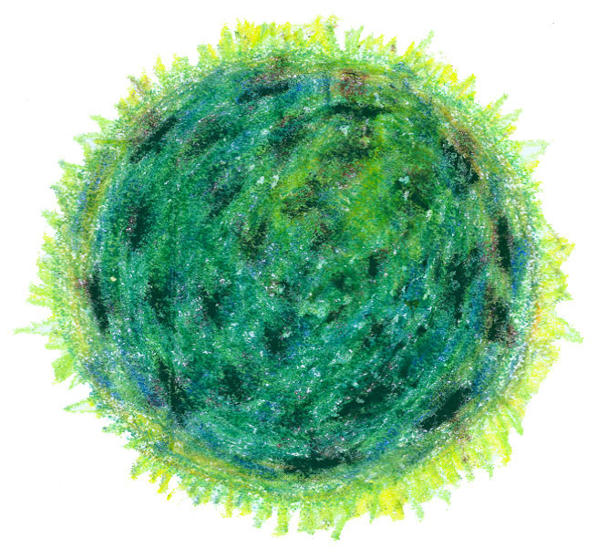 green ellow nucleus