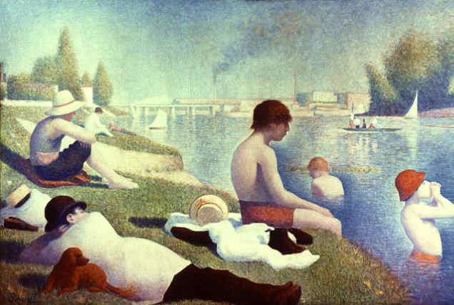 Georges Seurat - Bathing at Asnieres